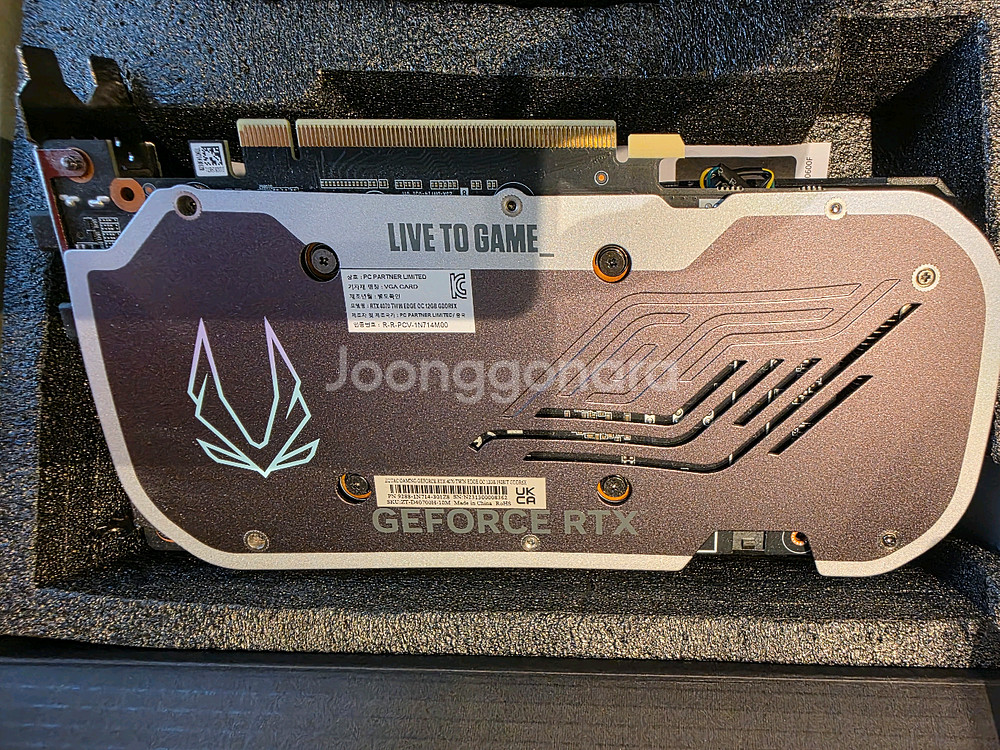 조택 ZOTAC RTX 4070 Twin Edge OC 12GB 팝니다.--2