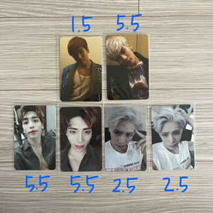 샤이니 종현 앨범 포토카드 포카 셜록, 오드, 원앤원