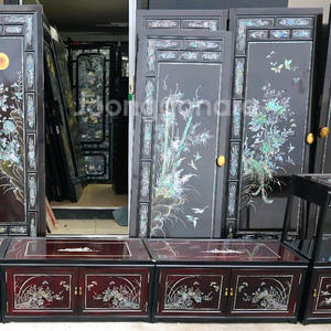 나전칠기 자개문짝들