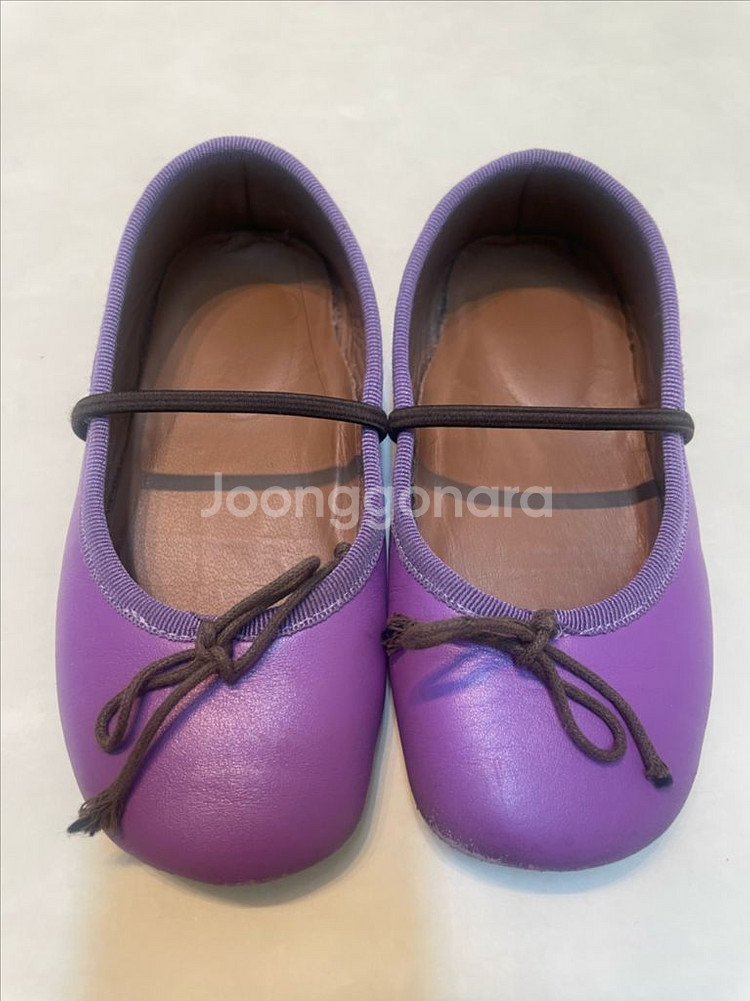 퍼플 발레리나 플랫슈즈 27--0