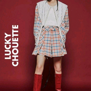 럭키슈에뜨 트위드 점퍼 38사이즈