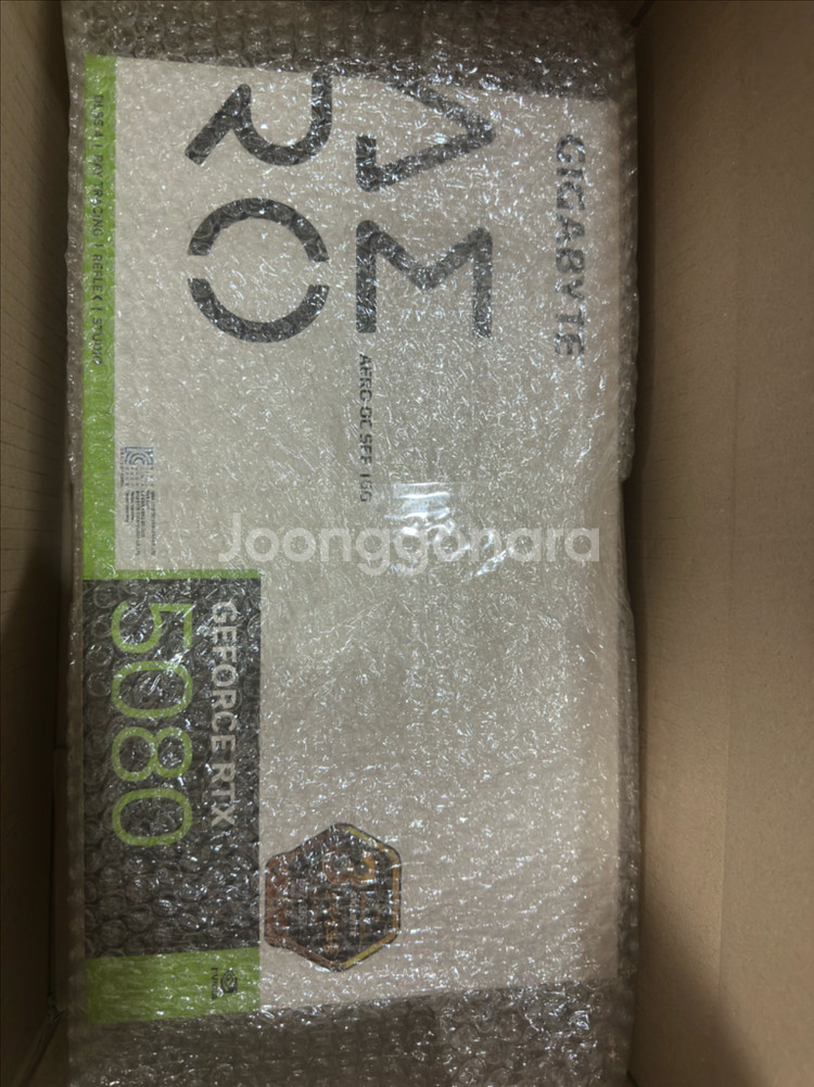 rtx 5080 aero 미개봉--0