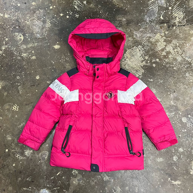 110) 블랙야크 키즈 구스다운 패딩 점퍼 거위털 패딩--0