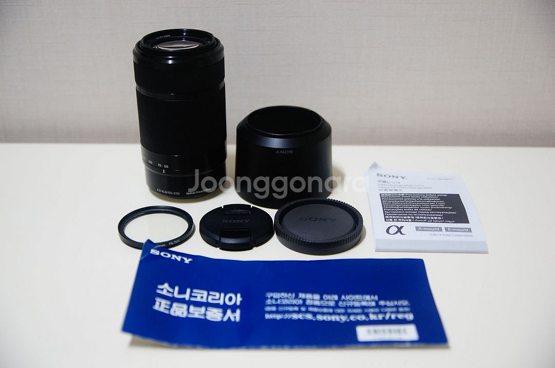 [소니] 망원렌즈 SEL 55-210mm 블랙팝니다.--0