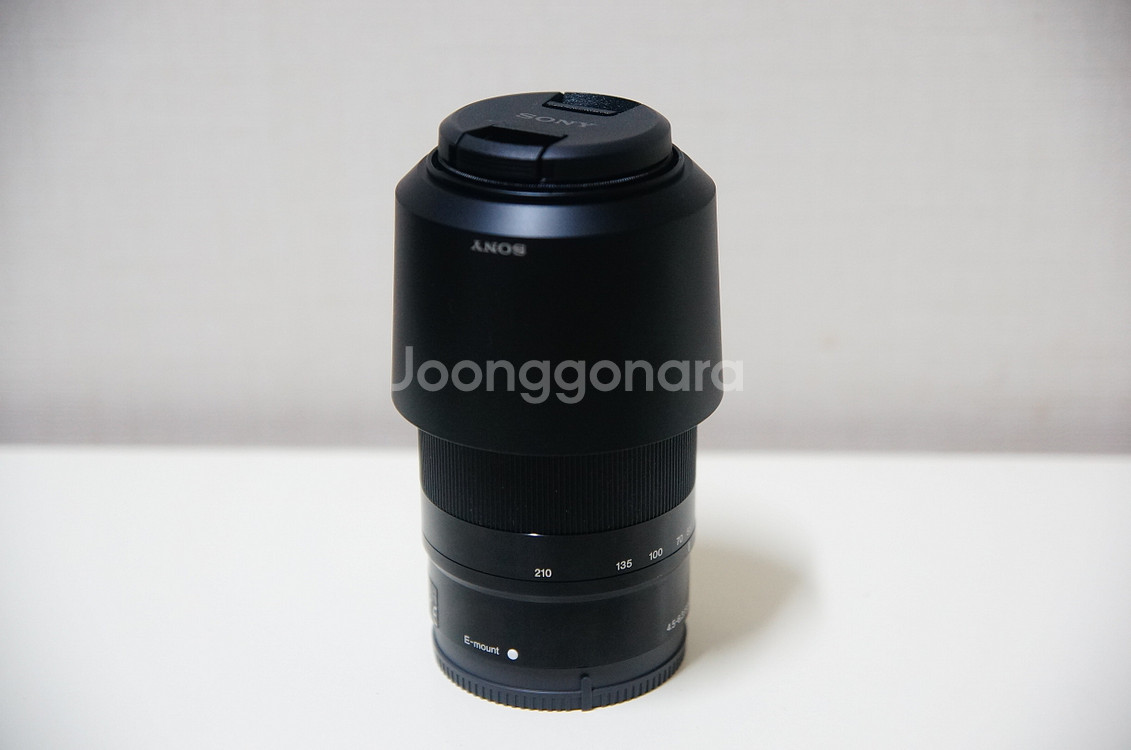 [소니] 망원렌즈 SEL 55-210mm 블랙팝니다.--1