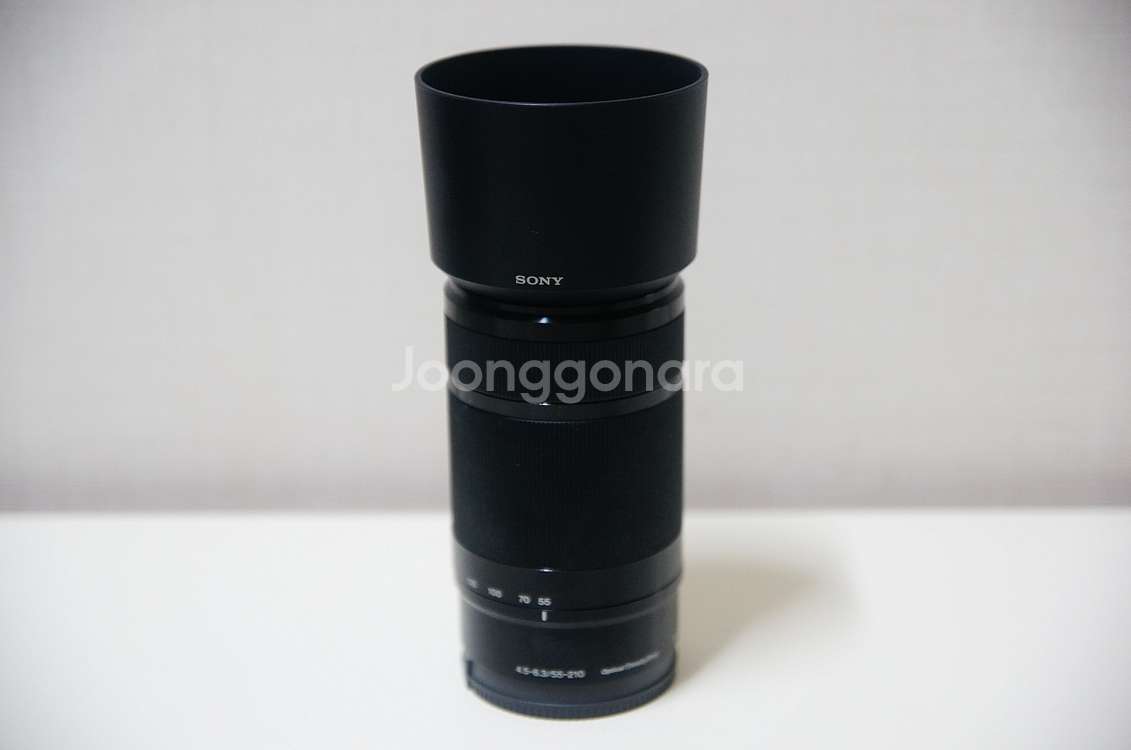 [소니] 망원렌즈 SEL 55-210mm 블랙팝니다.--2