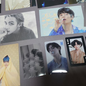 방탄소년단 bts 뷔 포토카드 포카 사진 등 타이니탄 인형