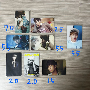 샤이니 종현 일본앨범 꼭갈콘 포카 포토카드