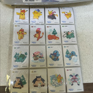 포켓몬 호빵 띠부씰 전종 30장 판매