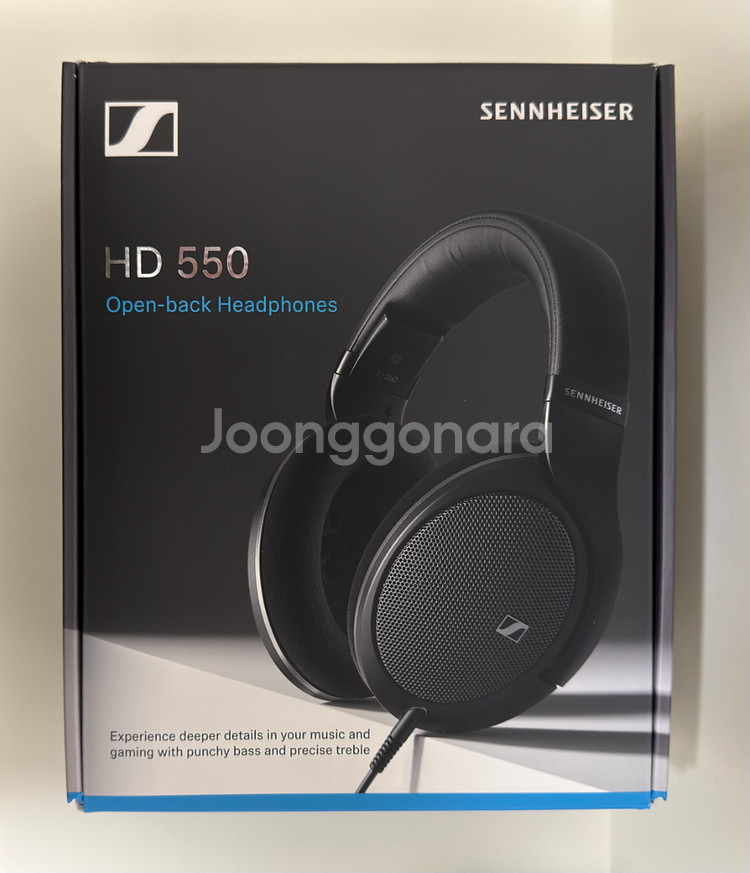 젠하이저 HD550 오픈형 헤드폰 + 정품 4.4 케이블--0