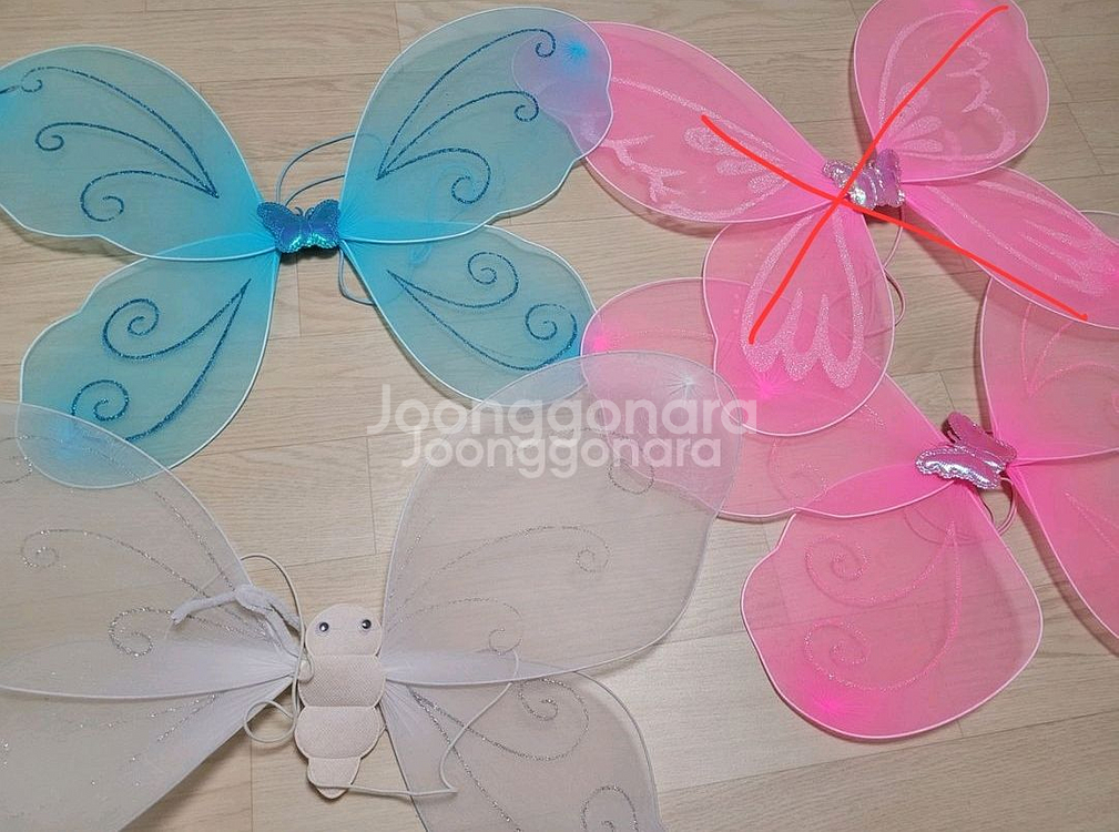 유아 어린이용 천사 요정 날개 이벤트 파티 용품 소품--1