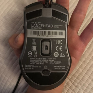 레이저 게이밍 마우스 랜스헤드 유선