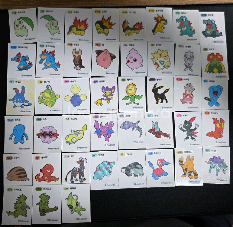 포켓몬 띠부씰--1