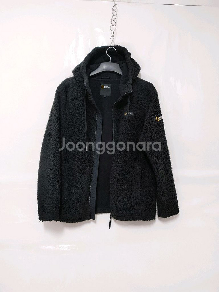 NATIONAL GEOGRAPHIC 내셔널 지오그래픽 후드 뽀글이 점퍼--0