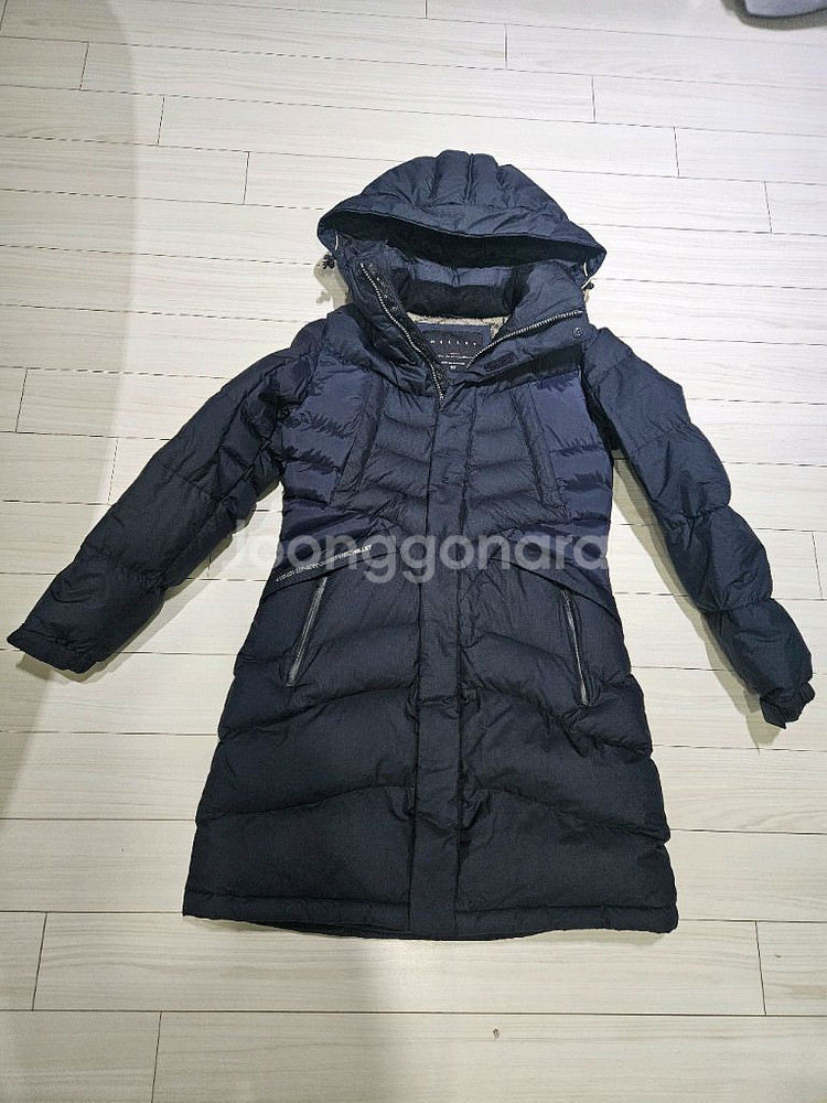 밀레 다운여성롱패딩<90>사이즈--0