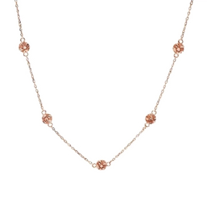 14K 로즈골드 목걸이