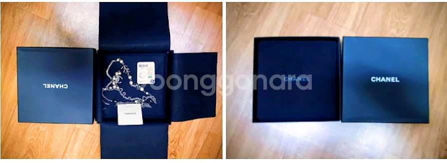 샤넬 18K 골드 체인 목걸이--5