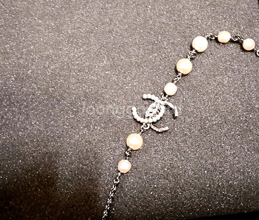 샤넬 18K 골드 체인 목걸이--4