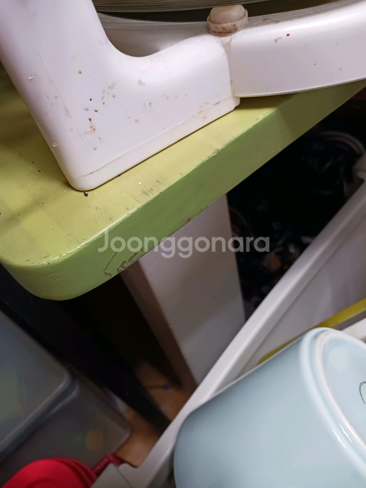 아이용 원목 책상 의자 세트 테이블과 의자2개--5