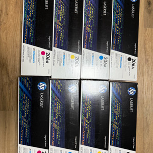 HP 레이저젯 프린터용 정품 토너 카트리지 세트(206A)