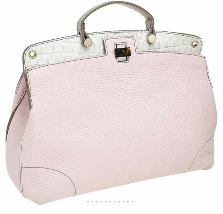 훌라 파이퍼백 소가죽 명품 토트백 furla (악어가죽 엠보 한정판) 이미지