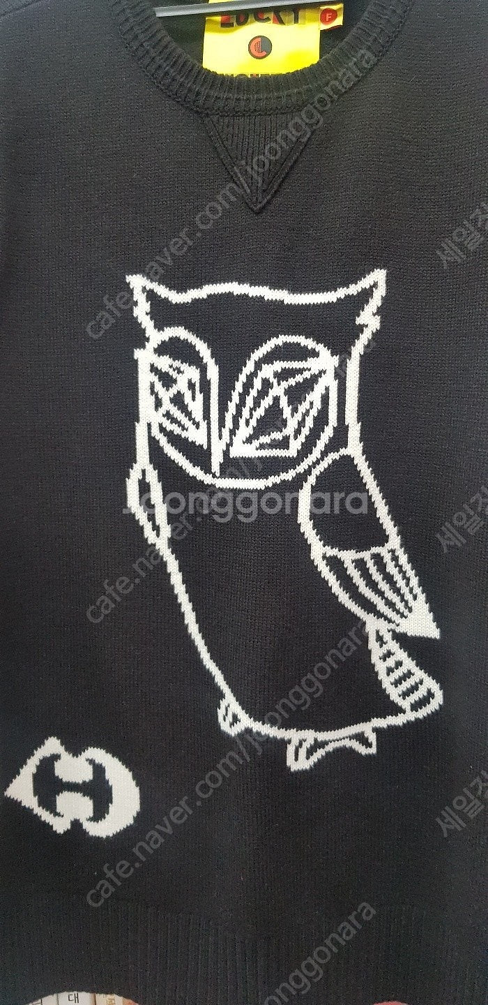 럭키슈에뜨 여성니트 프리 간절기 라운드 니트티셔츠 WB33--2