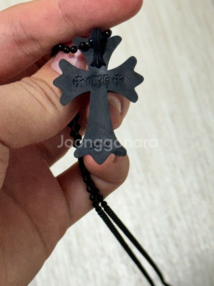 크롬하츠 실리크롬 CH 크로스 목걸이--3