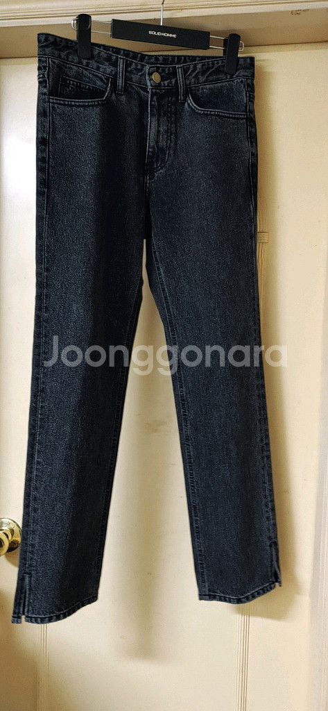 솔리드옴므 흑청진 팝니다--2