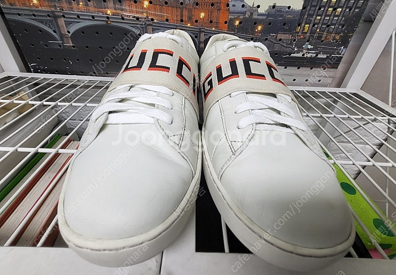 구찌 남성 스니커즈 270 로고 밴딩 에이스 남성스니커즈 SC10--1