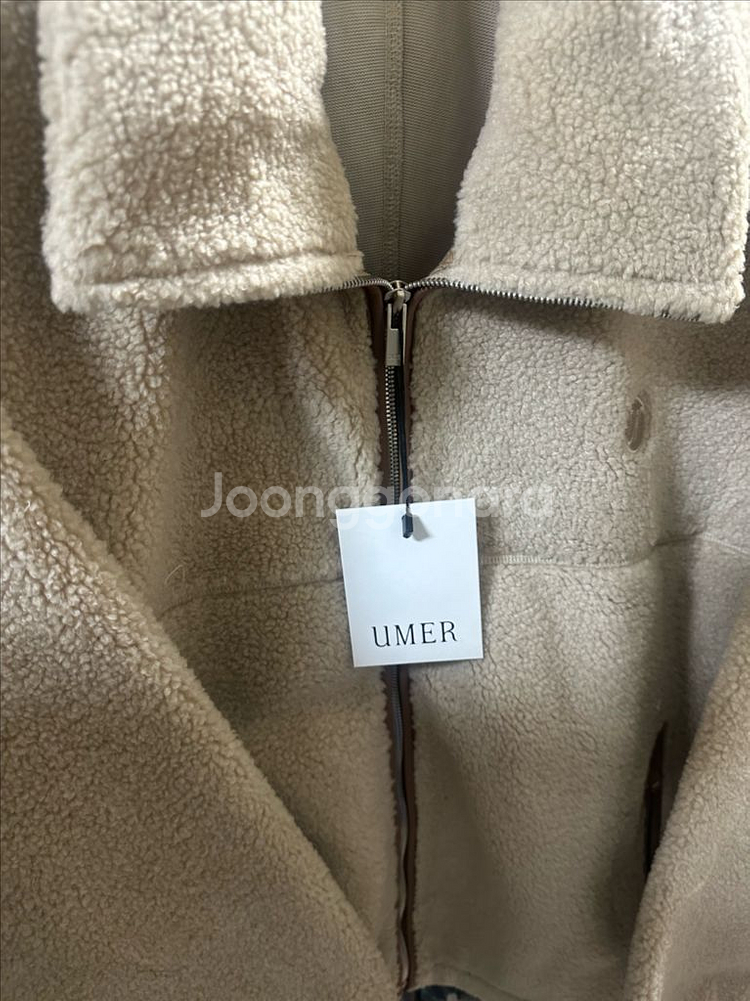 유메르 시그니처 플리스 집업 카멜--1