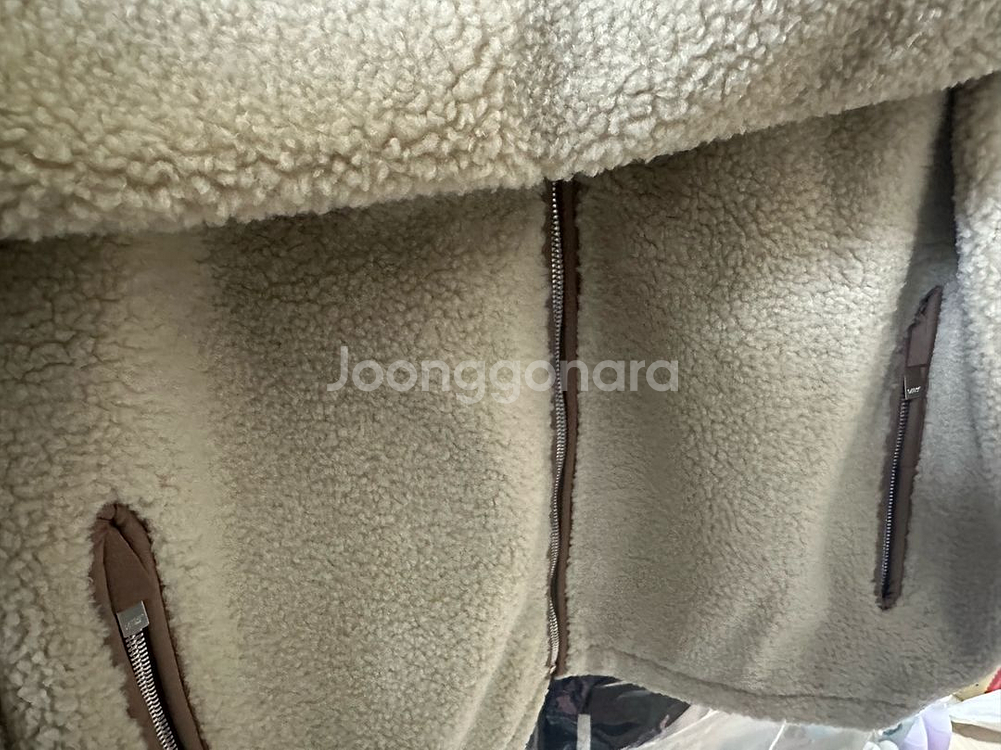 유메르 시그니처 플리스 집업 카멜--3