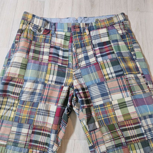 폴로 랄프로렌 인디아 마드라스 패치워크 반바지 32