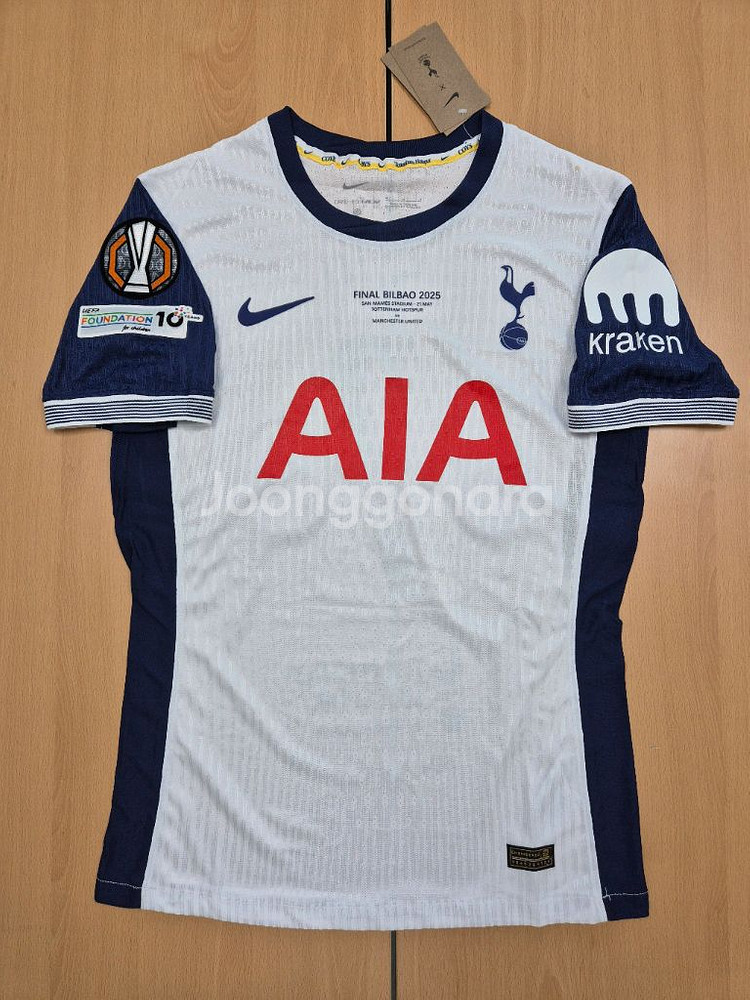 2425 토트넘 유로파우승 손흥민 풀마킹 어센틱 유니폼--0