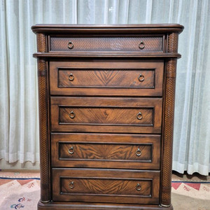 USA 엔틱 원목 5D 서랍장