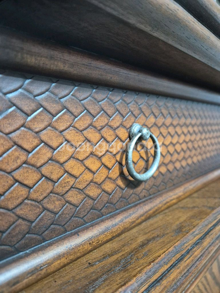 USA 엔틱 원목 5D 서랍장--7