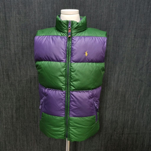 폴로 걸즈 여아동 덕다운 양면 패딩조끼 L(12-14) 102618