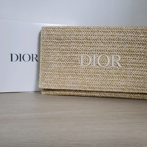 정품) 디올 라탄 파우치 (코스메틱)