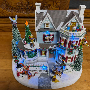 디즈니 크리스마스 하우스 오르골 장식