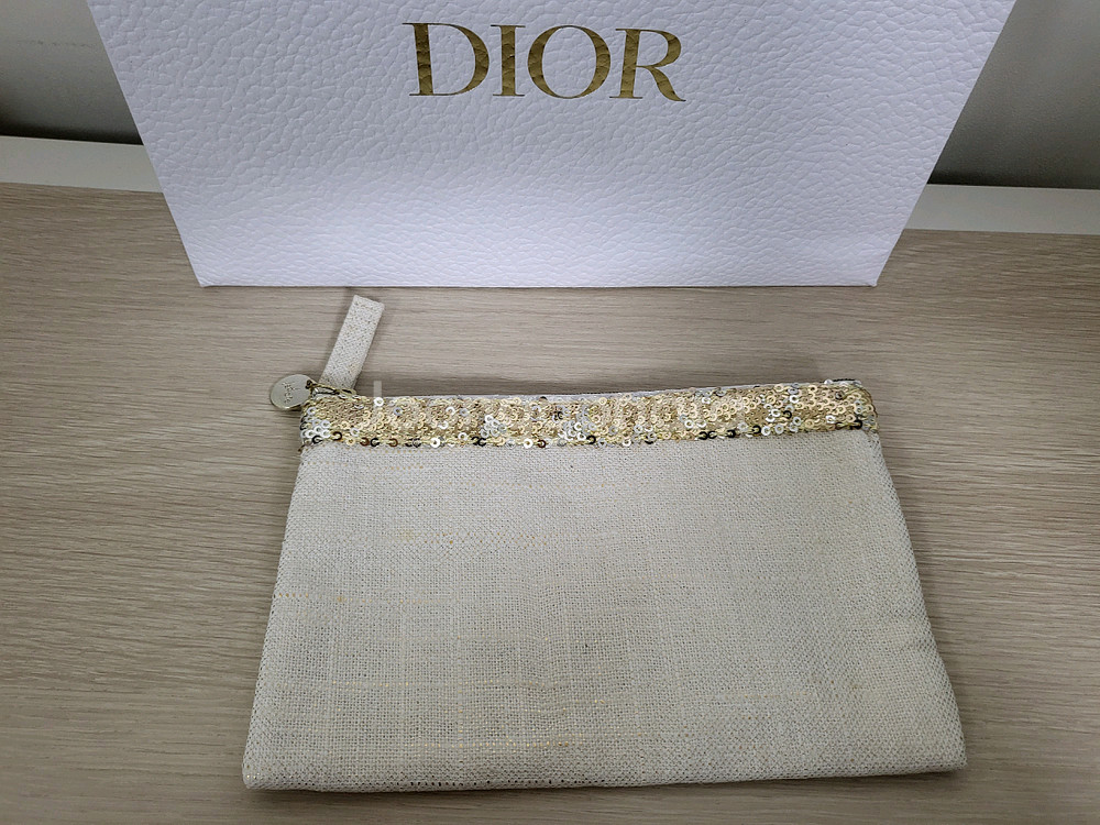 정품) 디올 스팽글 파우치 (코스메틱)--0