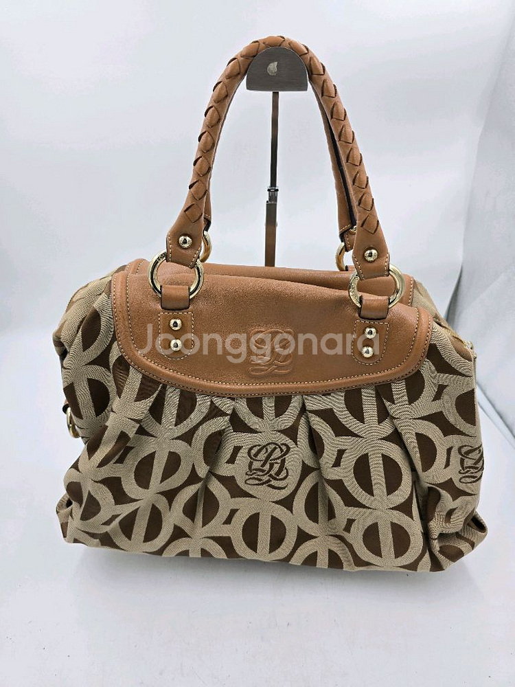 루이까또즈 모노그램 토트백 / 브라운베이지--0