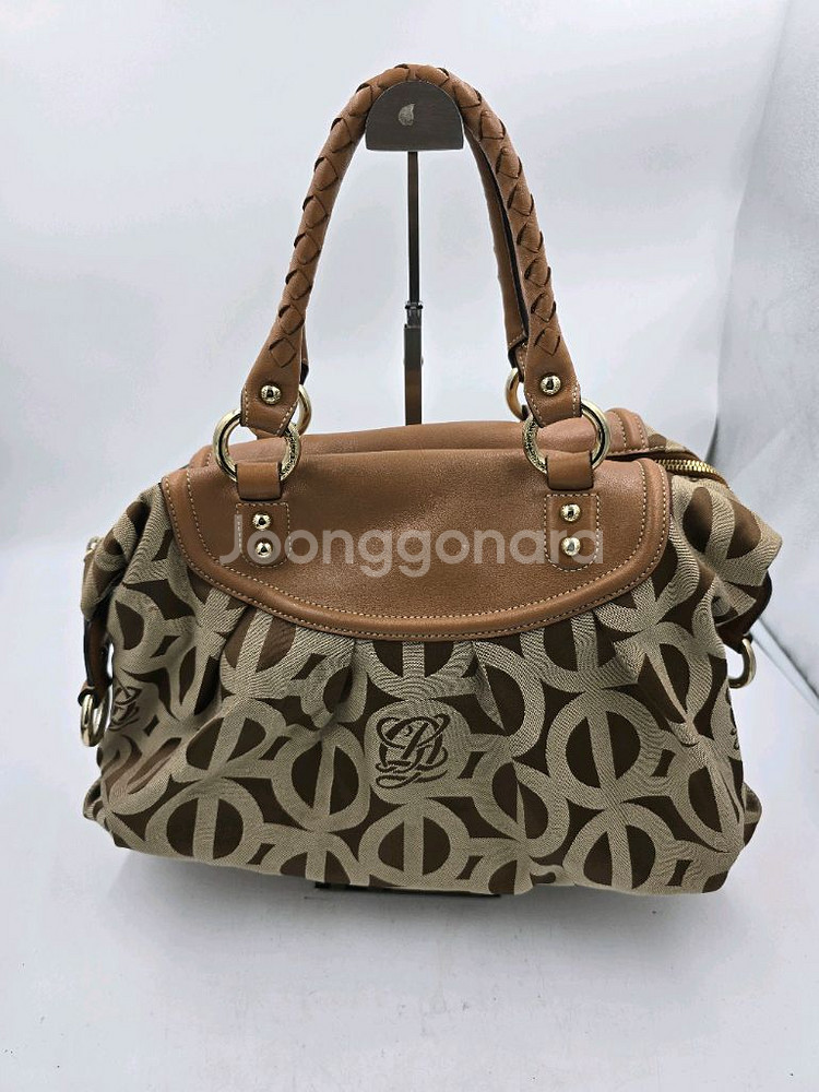 루이까또즈 모노그램 토트백 / 브라운베이지--1