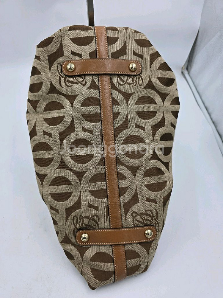 루이까또즈 모노그램 토트백 / 브라운베이지--3