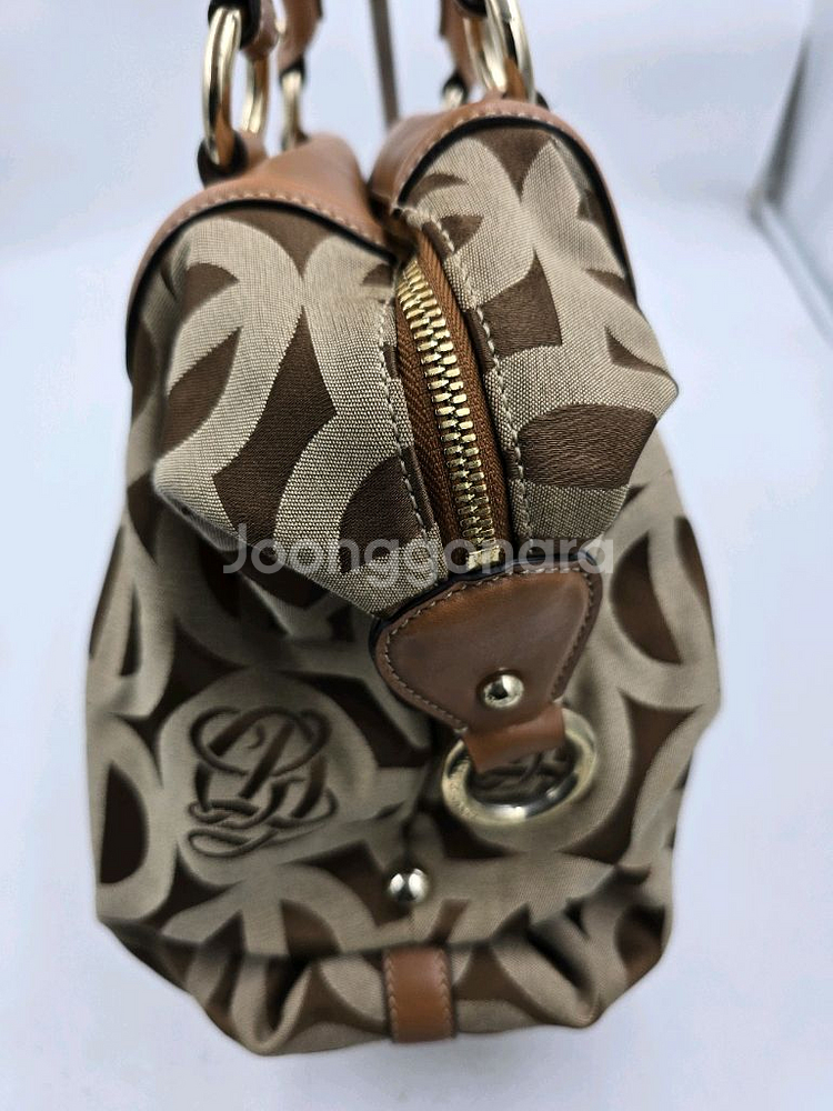 루이까또즈 모노그램 토트백 / 브라운베이지--4