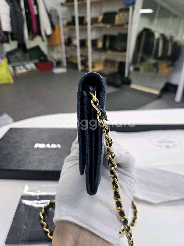 [A급컨디션]프라다 사피아노 미니백--3