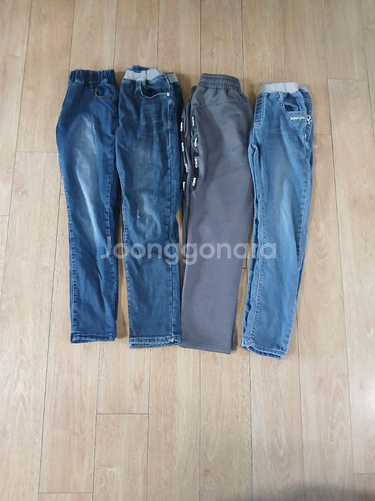 140~150 남아 청바지 4벌 세트 택포이만원--1