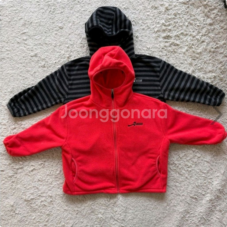 후리스점퍼 레드 JL싸이즈 새상품--0