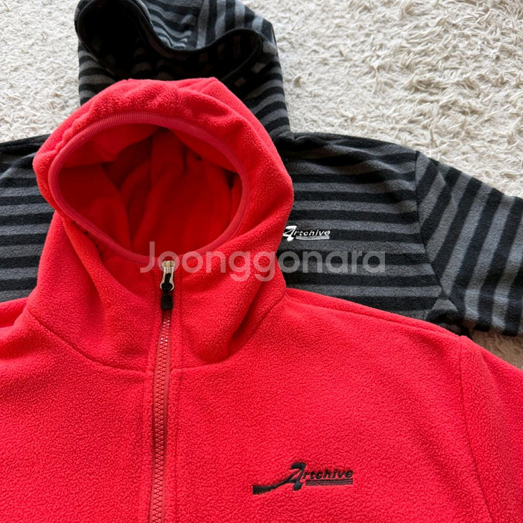 후리스점퍼 레드 JL싸이즈 새상품--1