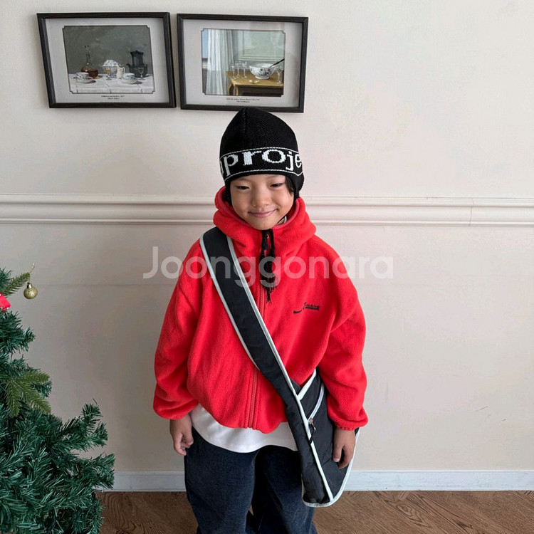 후리스점퍼 레드 JL싸이즈 새상품--2