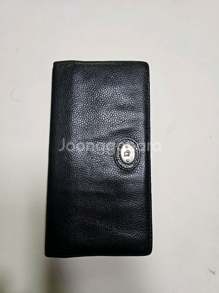 (정품) 블랙 디올가죽 장지갑 남녀공용--0