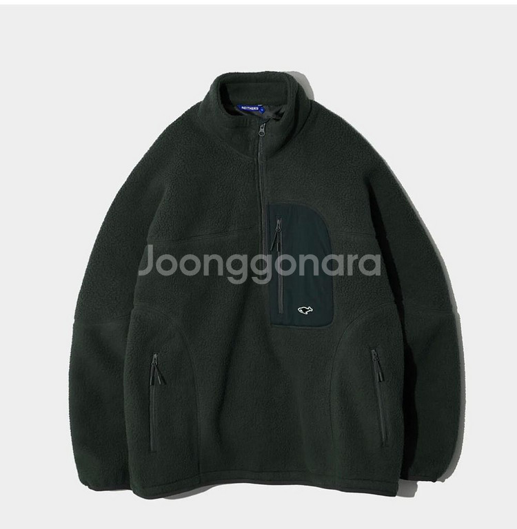 [새상품,5] 네이더스 플리스 아노락 올리브--0